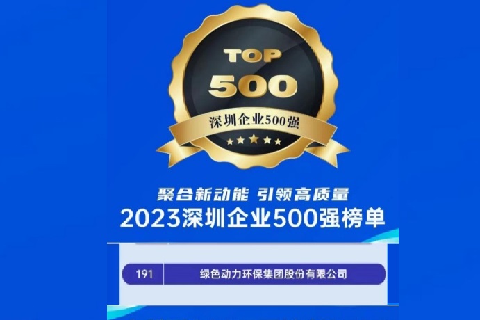 2023深圳企业500强榜单发布 乐天堂FUN88位列第191名